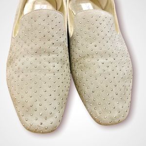 Jimmy Choo ✨ Suede Studded Flats ✨